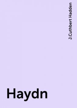 Haydn, J.Cuthbert Hadden