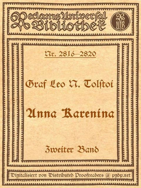Anna Karenina, 2. Band, 