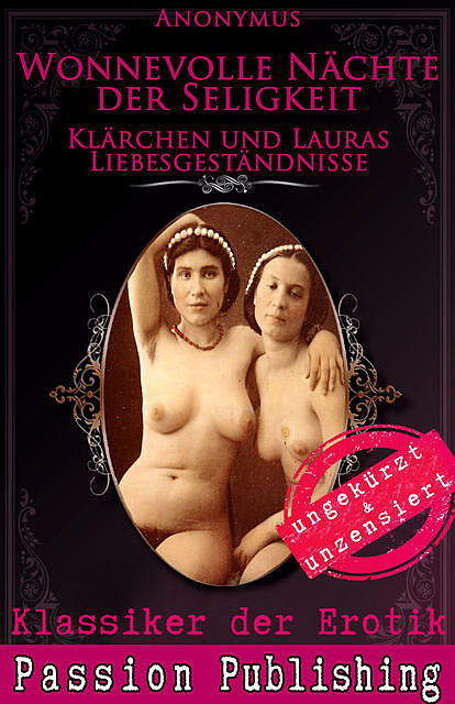 Klassiker der Erotik 48: Klärchen und Lauras Liebesgeständnisse, 