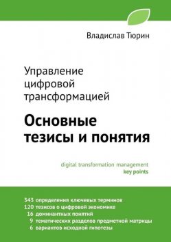 Управление цифровой трансформацией. Основные тезисы и понятия, Владислав Тюрин