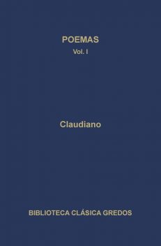 Poemas I, Claudiano