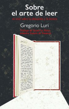 Sobre el arte de leer, Gregorio Luri