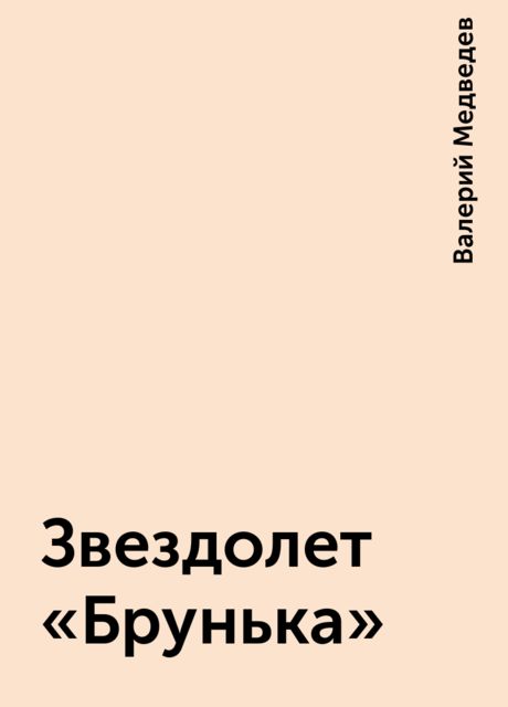 Звездолет «Брунька», Валерий Медведев