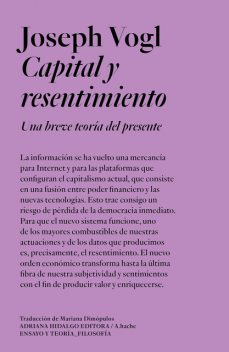 Capital y resentimiento, Joseph Vogl
