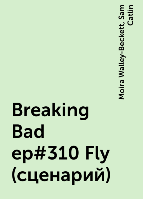 Breaking Bad ep#310 Fly (сценарий), Moira Walley-Beckett, Sam Catlin