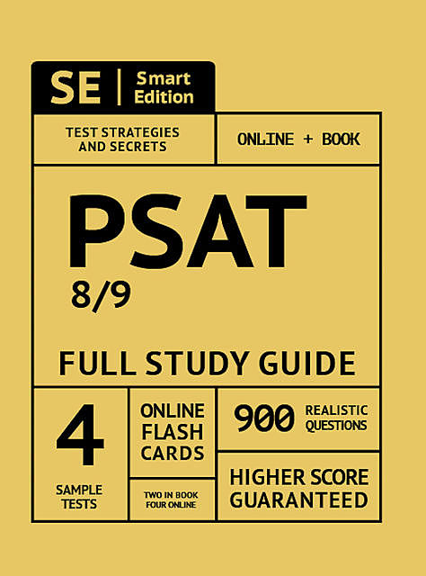 PSAT 8/9 Full Study Guide, Smart Edition
