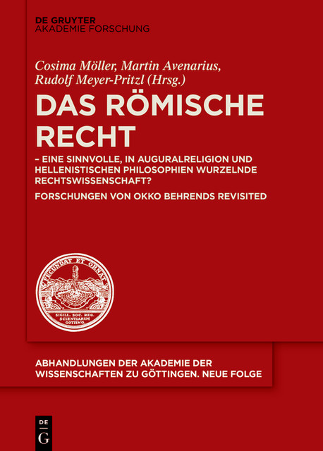 Das Römische Recht, Cosima Möller, Martin Avenarius, Rudolf Meyer-Pritzl