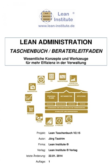 Lean Administration Taschenbuch, Jörg Tautrim