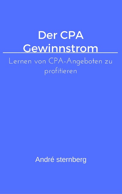 Der CPA Profit Sturm, André Sternberg
