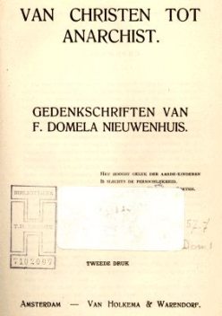 Van christen tot anarchist, Ferdinand Domela Nieuwenhuis