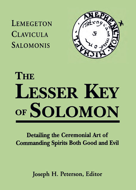 The Lesser Key of Solomon, Joseph Peterson
