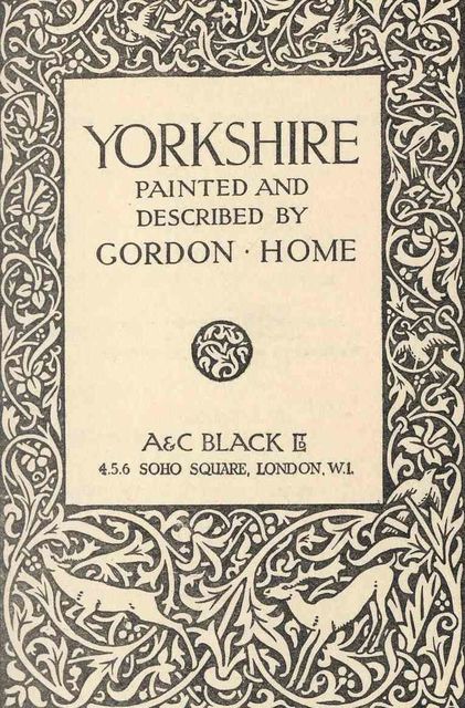 Yorkshire, Gordon Home