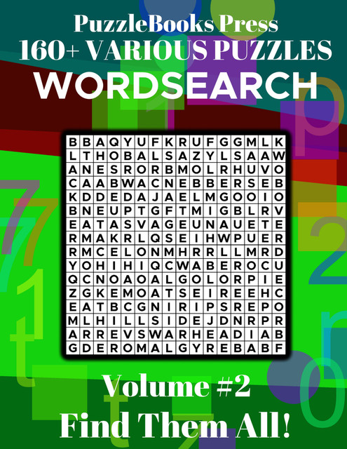 PuzzleBooks Press WordSearch – Volume 2, PuzzleBooks Press