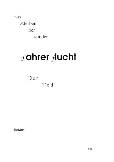 Fahrerflucht, M.H.