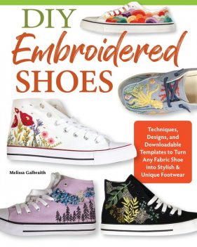 DIY Embroidered Shoes, Melissa Galbraith