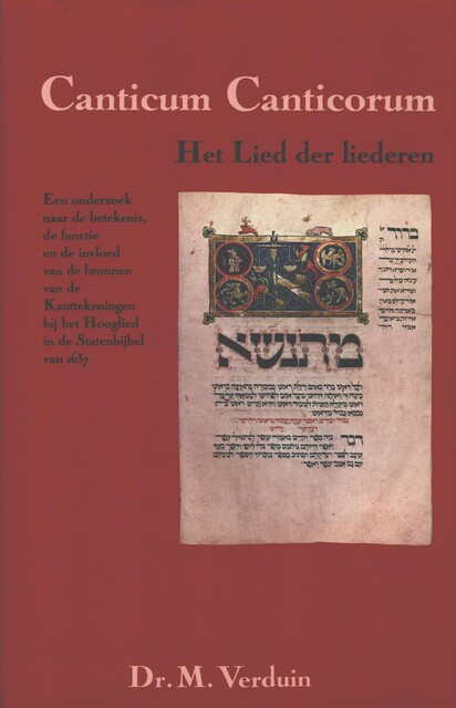 Canticum Canticorum, M. Verduin