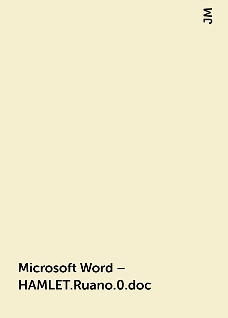 Microsoft Word – HAMLET.Ruano.0.doc, JM