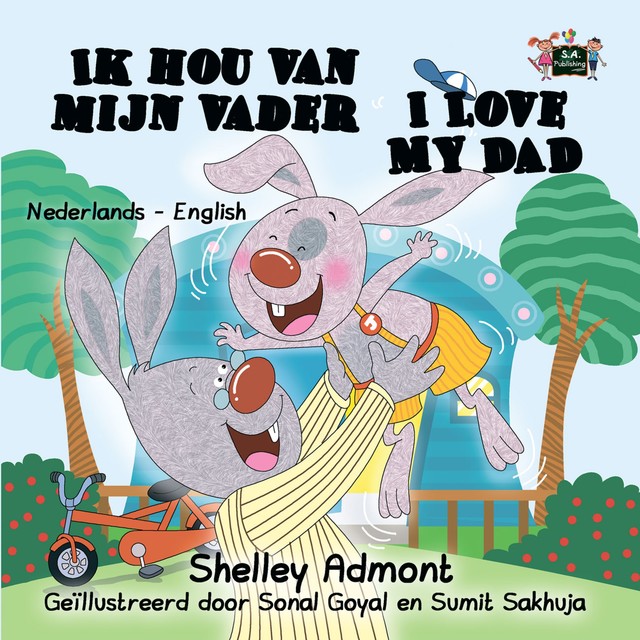 Ik hou van mijn vader I Love My Dad, Shelley Admont, KidKiddos Books