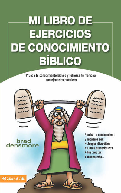 Mi libro de ejercicios de conocimiento bíblico, Brad Densmore