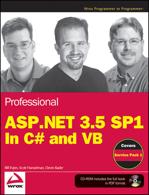 Professional ASP.NET 3.5 SP1 Edition, Bill Evjen, Devin Rader, Scott Hanselman