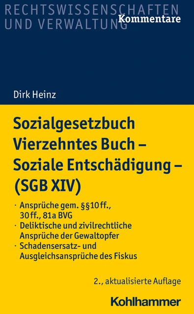 Sozialgesetzbuch Vierzehntes Buch – Soziale Entschädigung – (SGB XIV), Dirk Heinz