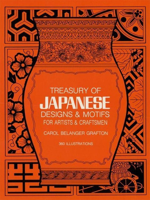 Treasury of Japanese Designs and Motifs for Artists and Craftsmen (Dover Pictorial Archive), 