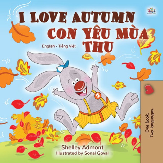 I Love Autumn Con Yêu Mùa Thu, KidKiddos Books, Shelley Admont