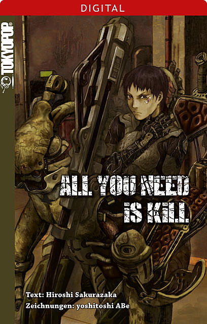 All You Need Is Kill Novel, Hiroshi Sakurazaka, Yoshitoshi ABe