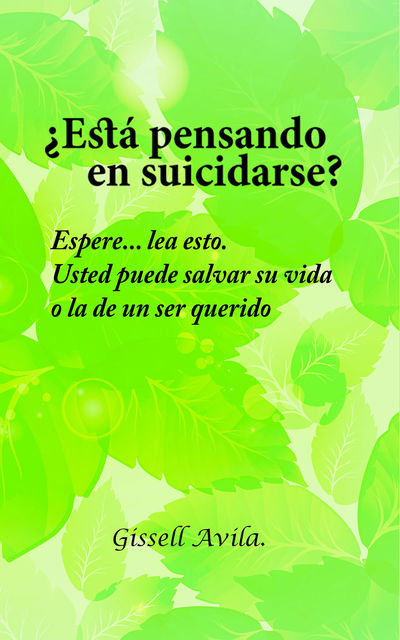Está pensando en suicidarse, Gissell Ávila