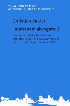 “numquam abrogata”, Christian Binder