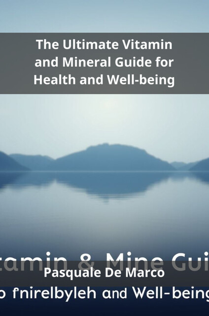 The Ultimate Vitamin and Mineral Guide for Health and Well-being, Pasquale De Marco