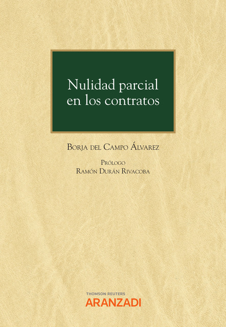 Nulidad parcial en los contratos, Borja del Campo Álvarez