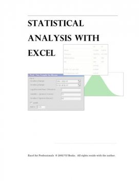 Statistical Analysis With Excel, vijay