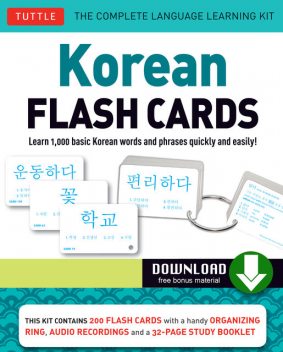 Korean Flash Cards, Soohee Kim