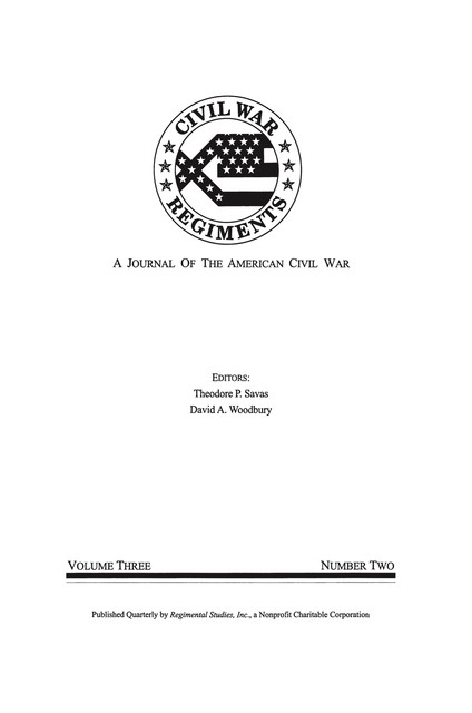A Journal of the American Civil War: V3–2, Theodore Savas