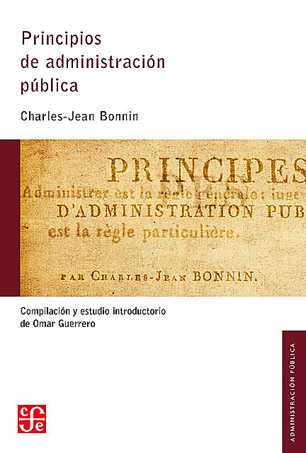 Principios de administración pública, Charles-Jean Bonnin