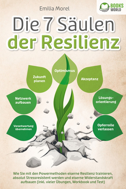 Die 7 Säulen der Resilienz: Wie Sie mit den Powermethoden eiserne Resilienz trainieren, absolut Stressresistent werden und eiserne Widerstandskraft aufbauen (inkl. vieler Übungen, Workbook und Test), Emilia Morel