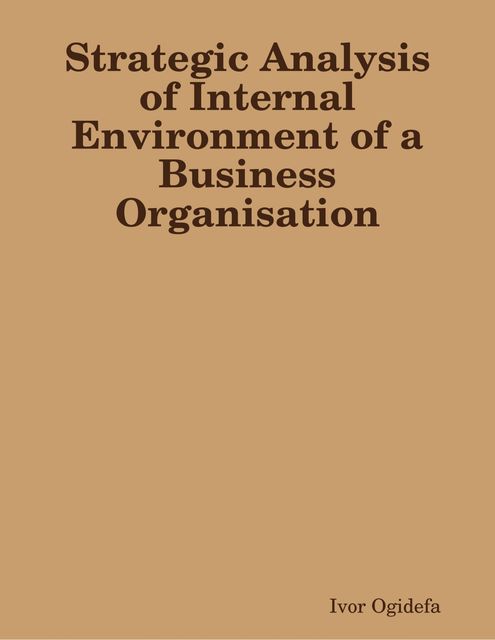 Strategic Analysis of Internal Environment of a Business Organisation, Ivor Ogidefa