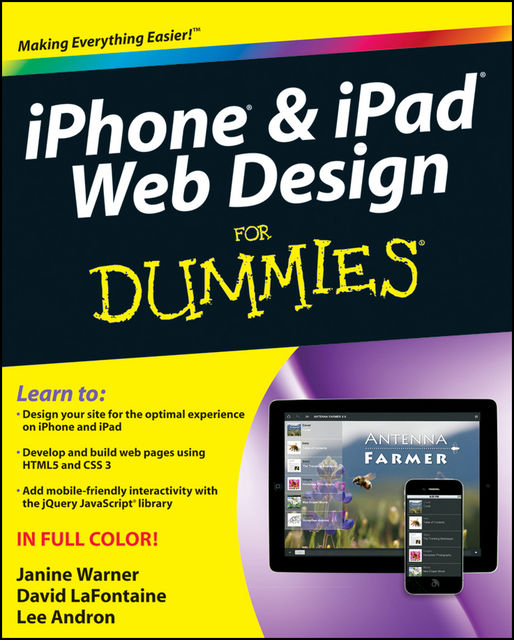 iPhone and iPad Web Design For Dummies, David LaFontaine, Janine Warner, Lee Andron
