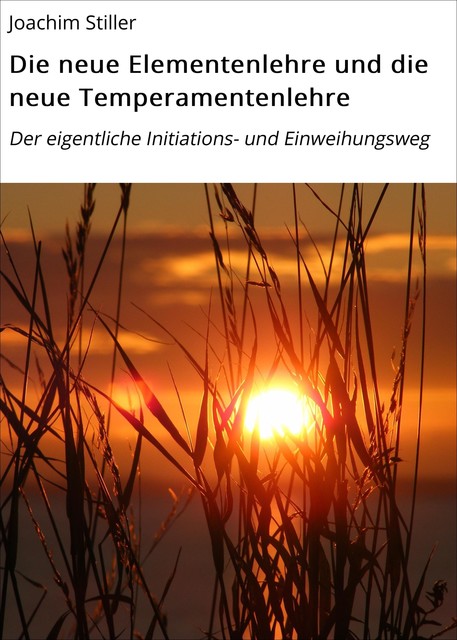 Die neue Elementenlehre und die neue Temperamentenlehre, Joachim Stiller