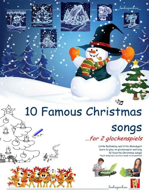 Ten Famous Christmas Songs for Two Glockenspiels, Lenka Peskou