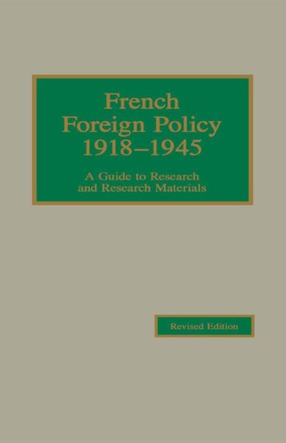French Foreign Policy 1918–1945, Young