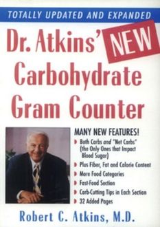 Dr. Atkins' New Carbohydrate Gram Counter, Robert Atkins