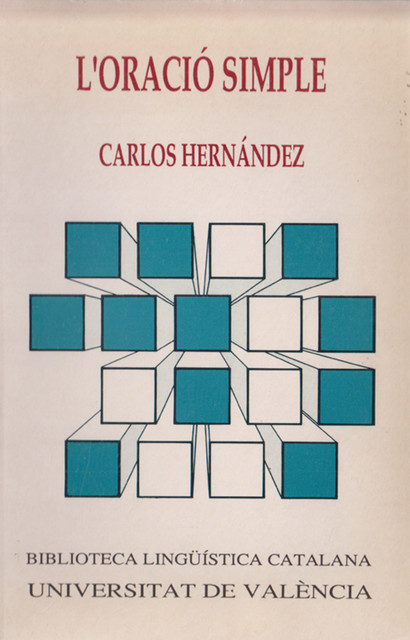 L'oració simple, Carlos Hernández Sacristán