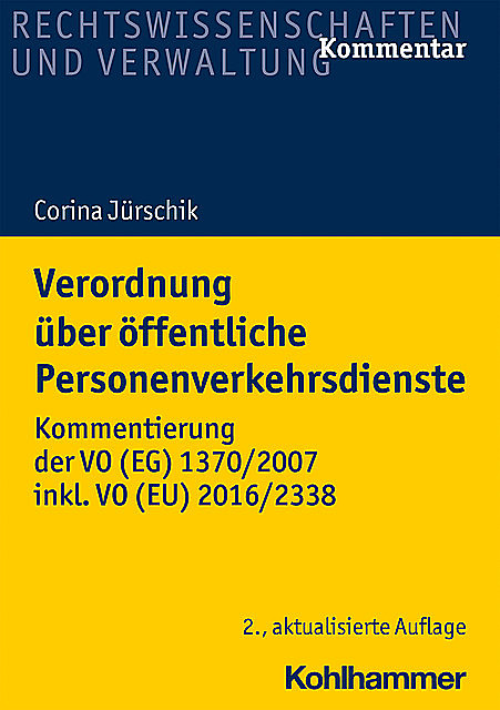 Verordnung über öffentliche Personenverkehrsdienste, Corina Jürschik