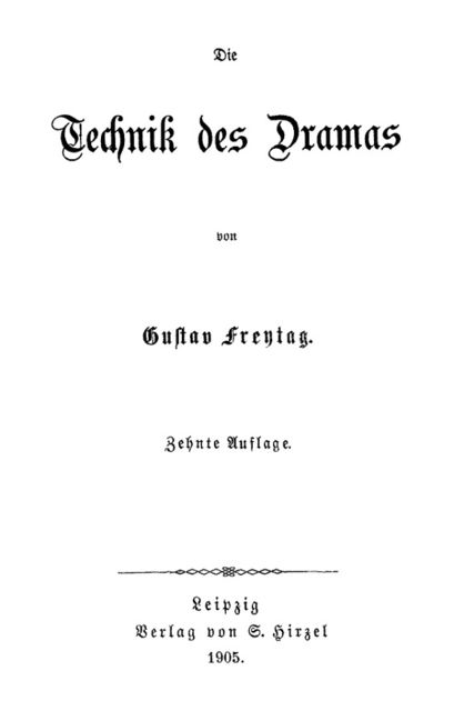Die Technik des Dramas, Gustav Freytag