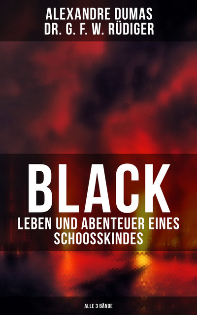 Black: Leben und Abenteuer eines Schoosskindes (Alle 3 Bände), Alexandre Dumas, G.F. W. Rüdiger