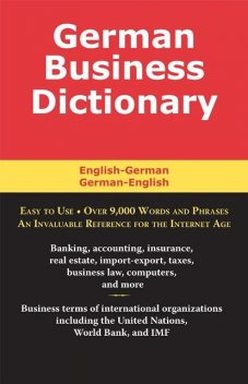 German Business Dictionary, Morry Sofer