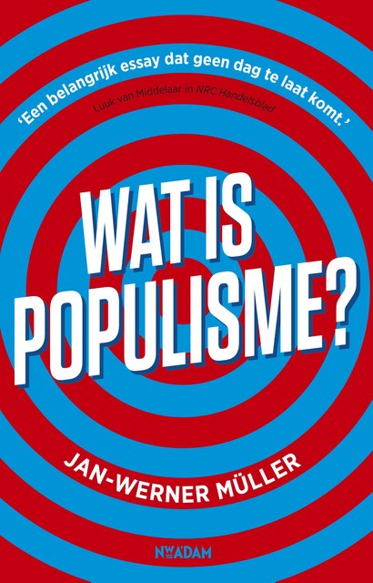 Wat is populisme, Jan-Werner Müller