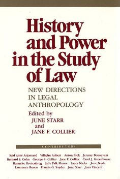 History and Power in the Study of Law, June Starr
